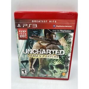 Uncharted: Drake's Fortune -- Greatest Hits Edition (Sony PlayStation 3, 2009)